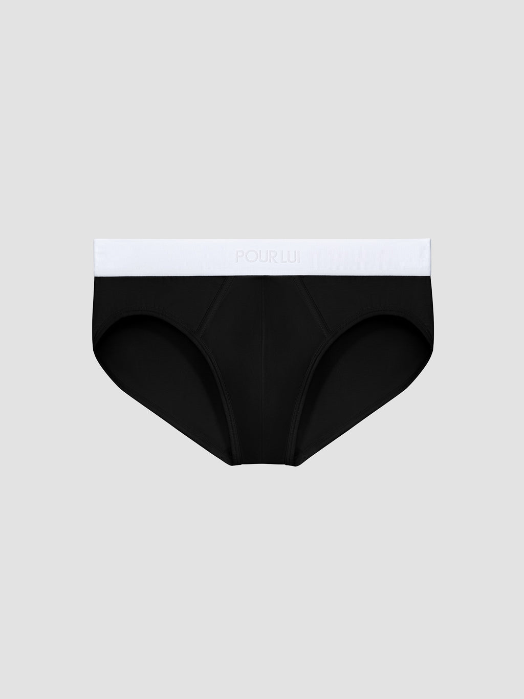 premium-sea-island-cotton-briefs-1-pack Black / White Belt