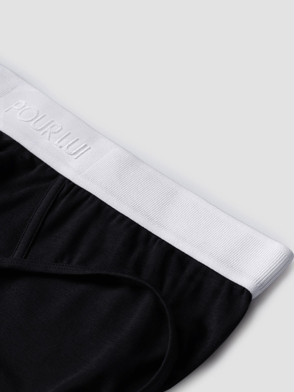 premium-sea-island-cotton-briefs-1-pack Black / White Belt