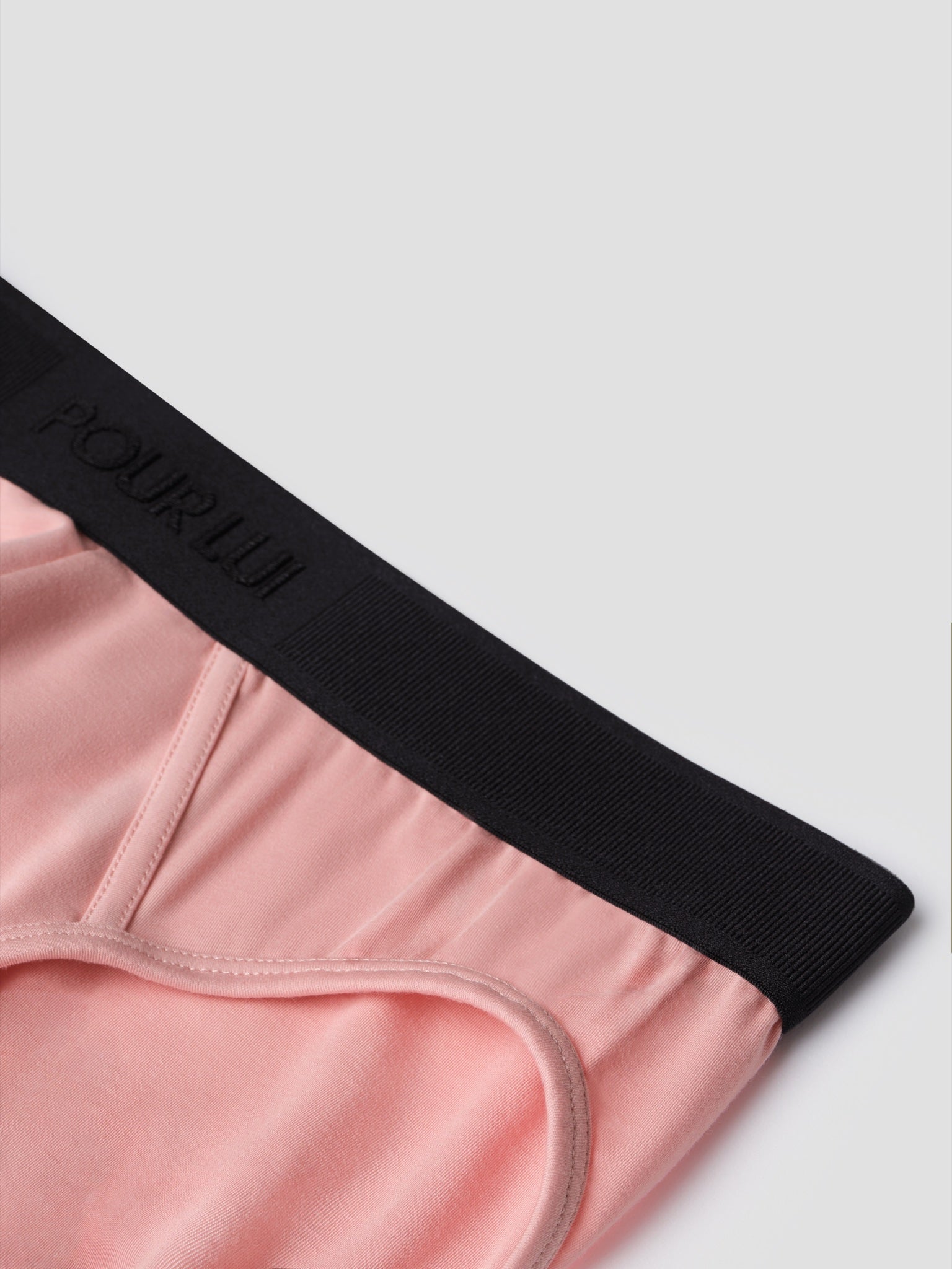 premium-sea-island-cotton-briefs-1-pack Pink / Black Belt