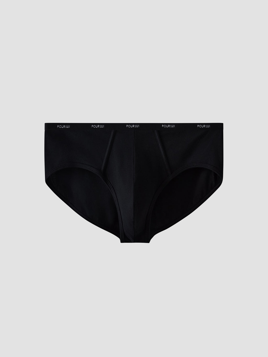 whisperband-pima-cotton-briefs-3-pack Black / Black Belt