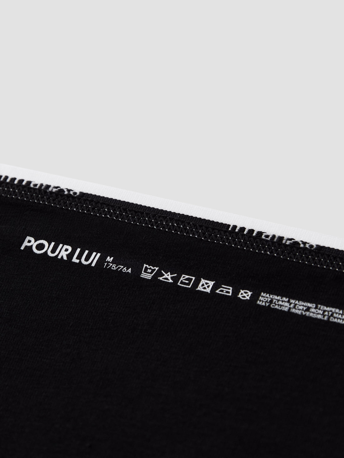 whisperband-pima-cotton-briefs-3-pack Black / White Belt