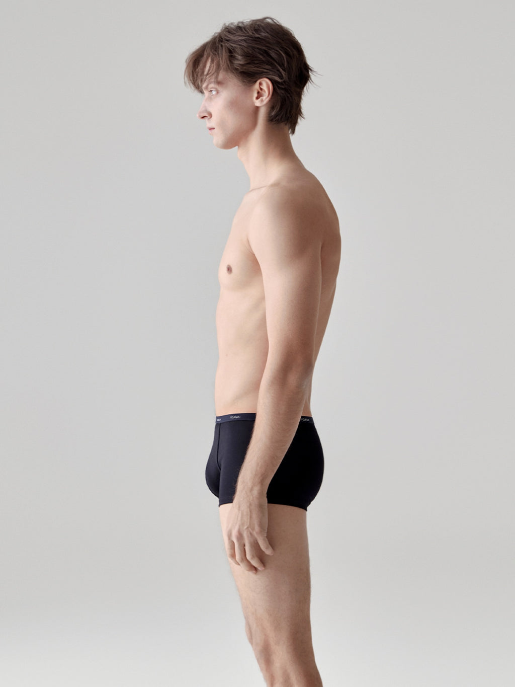 whisperband-pima-cotton-trunks-3-pack Black / Black Belt