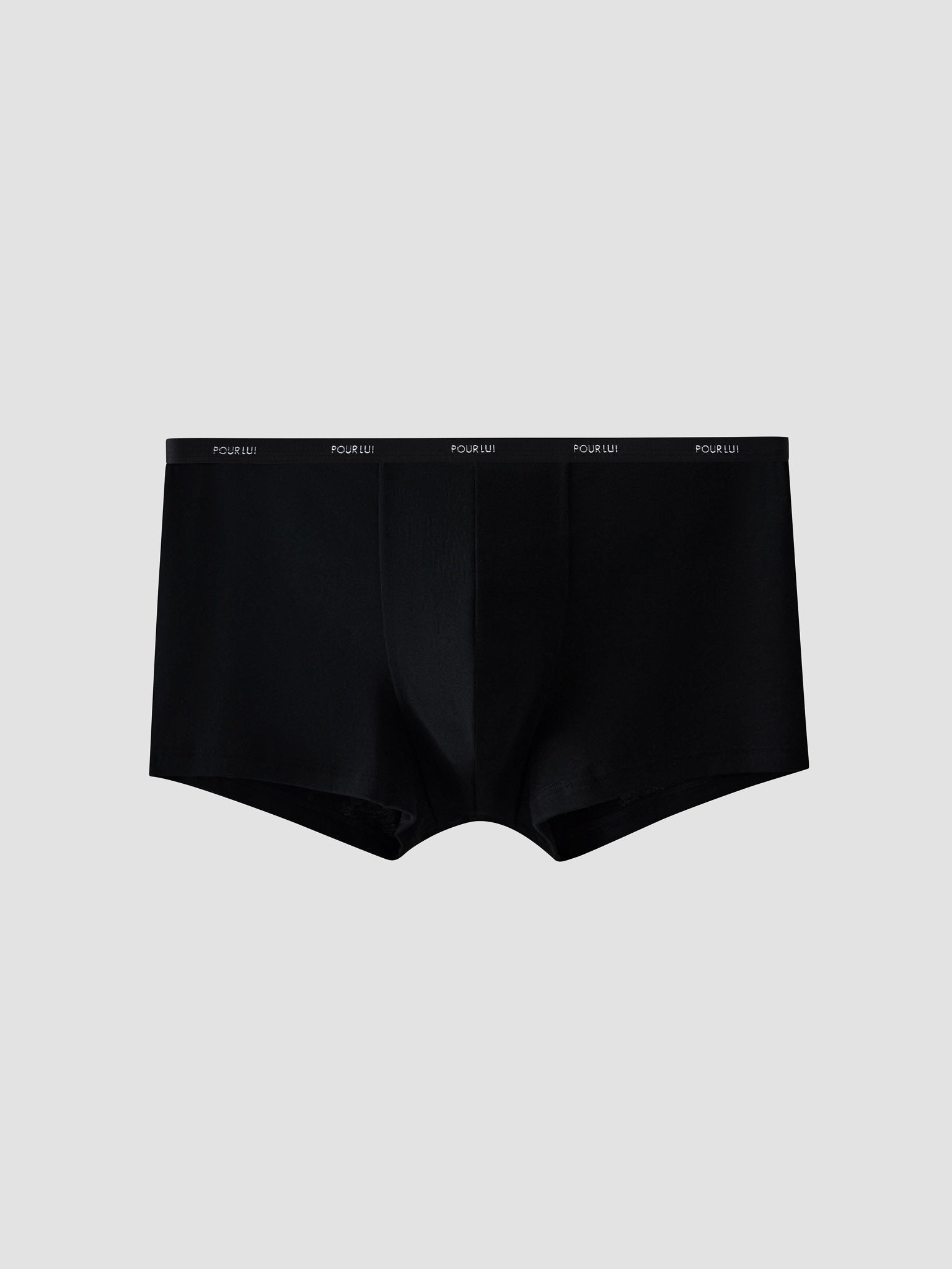 whisperband-pima-cotton-trunks-3-pack Black / Black Belt